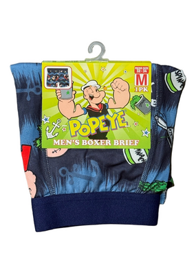 Mens Popeye The Sailor Man Licensed Boxer Briefs - Size Medium - NWT